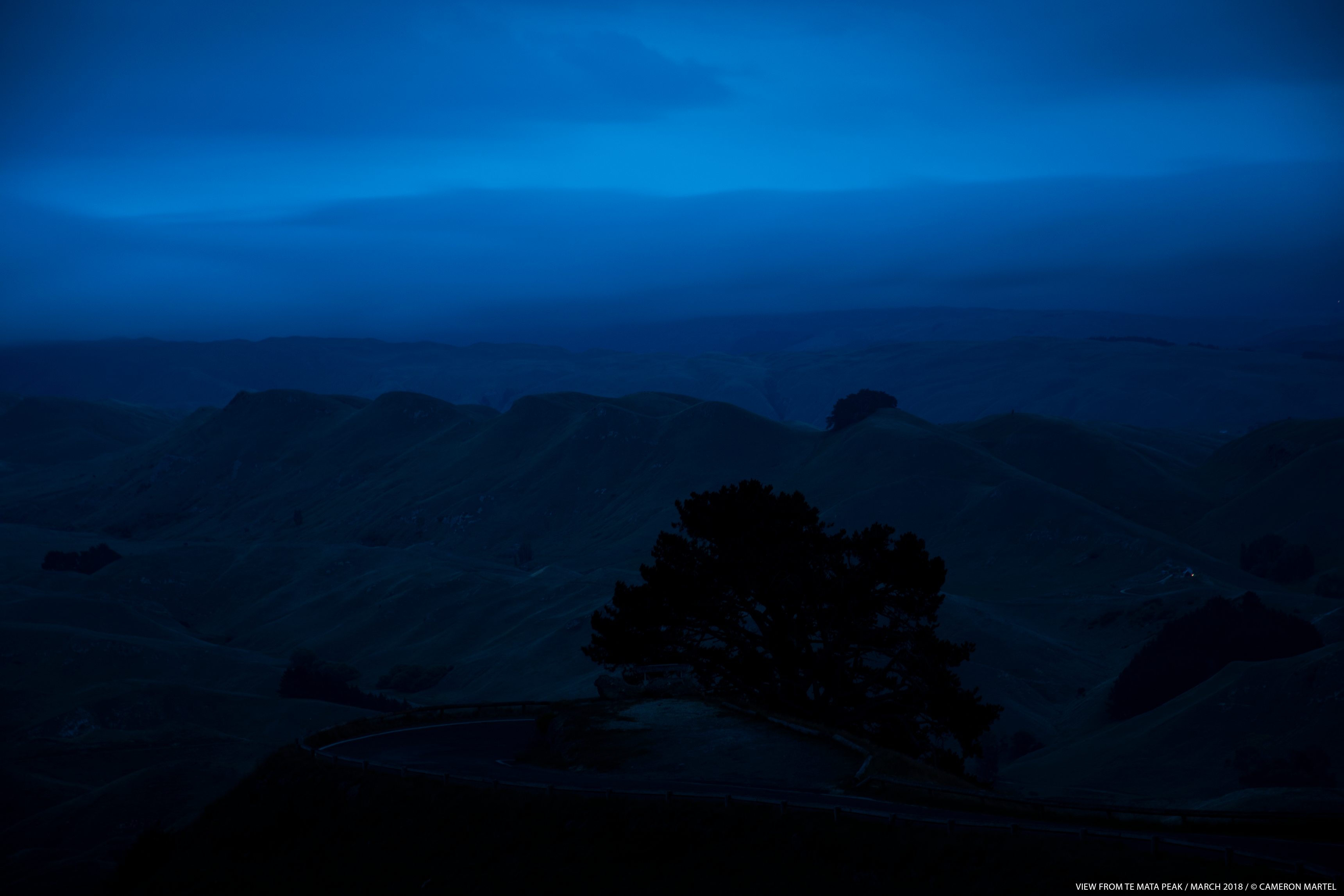 The View From Te Mata Peak @ Dawn